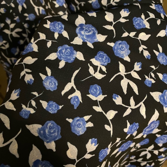 Blue Floral Dress - Picture 6 of 6